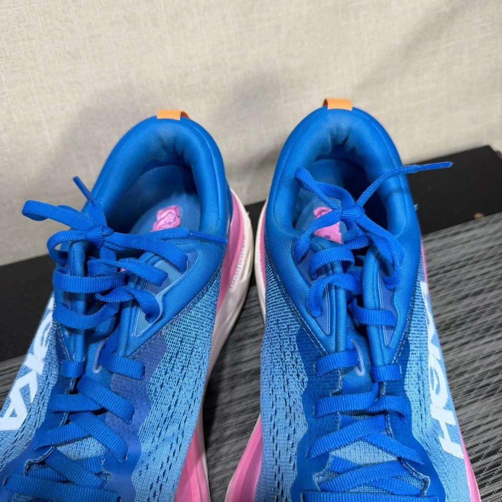 Hoka One Bondi 8 Shoes - Womens 10 - Blue Running 1127952 CSAA Comfort